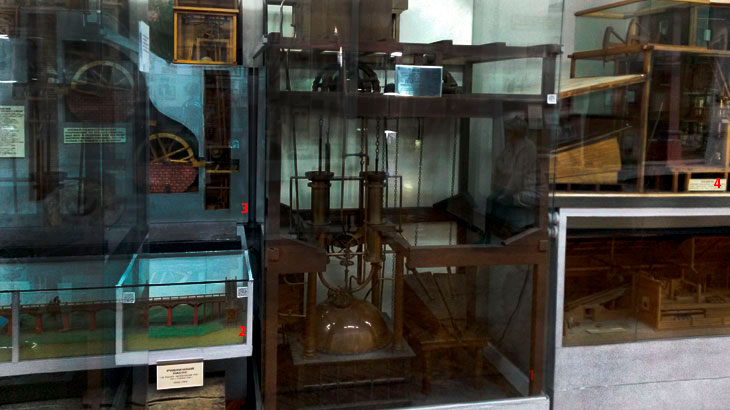 Коллекция моделей и механизмов 18 -19 веков изобретенных на Алтае